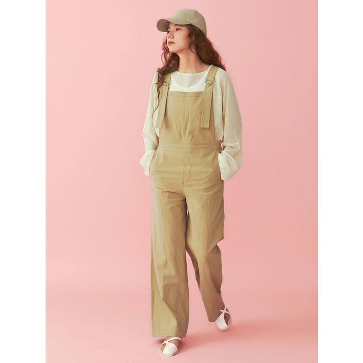 新品　Ungrid 【WEB限定】ステッチデザインサロペット WEB限定】ステッチデザインサロペット（サロペット