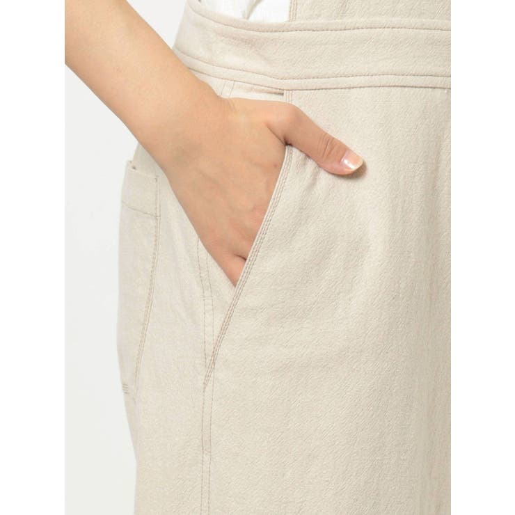 バイカラーステッチサロペット | Ungrid | 詳細画像41 