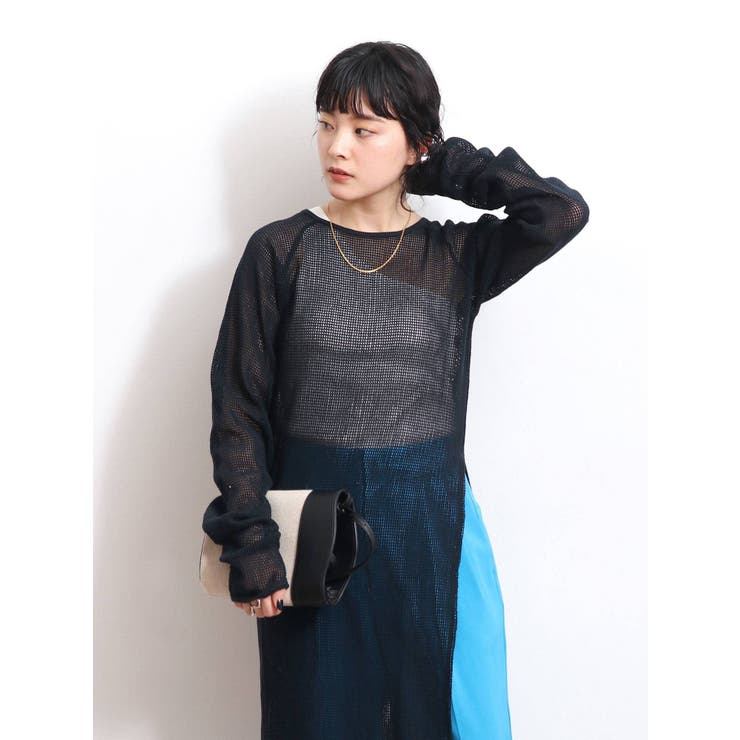 メッシュスリットワンピース[品番：MKSW0043297]｜Ungrid（アン