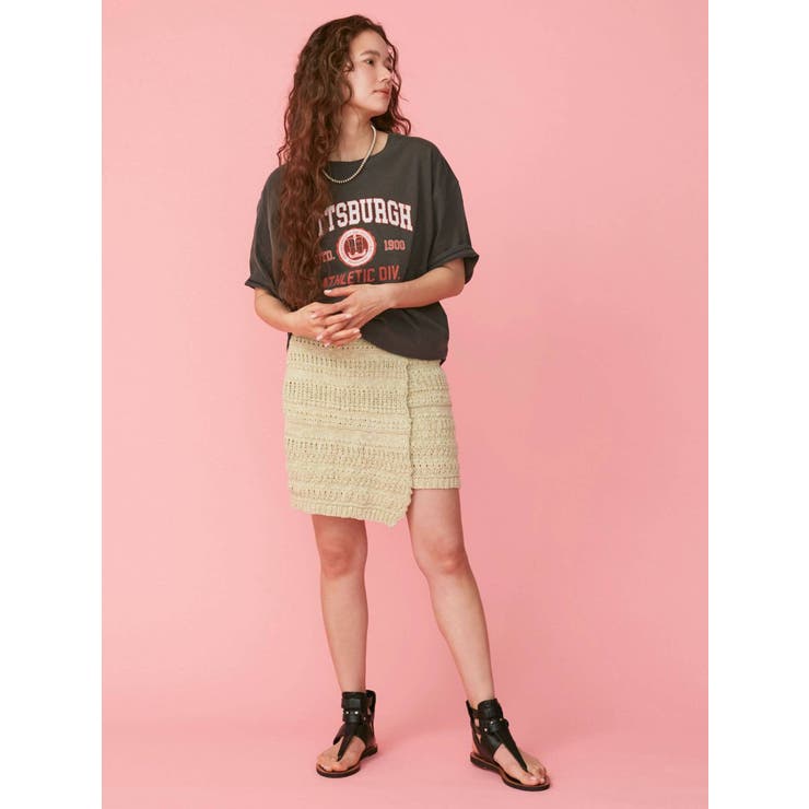 ニットラップミニスカート | Ungrid | 詳細画像4 