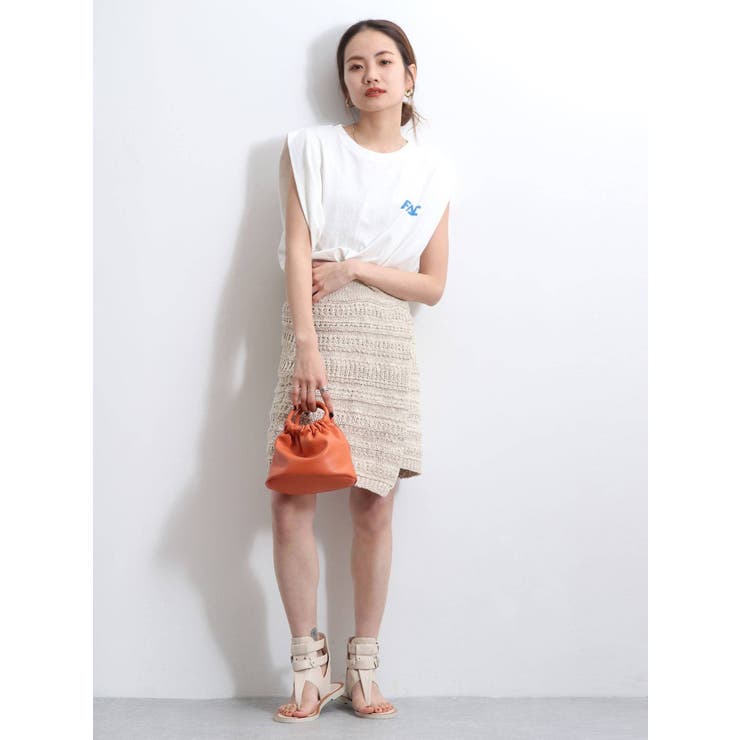 ニットラップミニスカート | Ungrid | 詳細画像7 