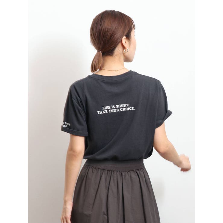 カラーエンブロイダリーTee[品番：MKSW0042032]｜Ungrid（アングリット）のレディースファッション通販｜SHOPLIST（ショップリスト）