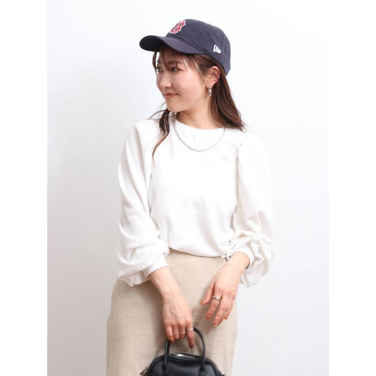 【WEB限定】ショルダーデザインロングスリーブTee | Ungrid | 詳細画像1 