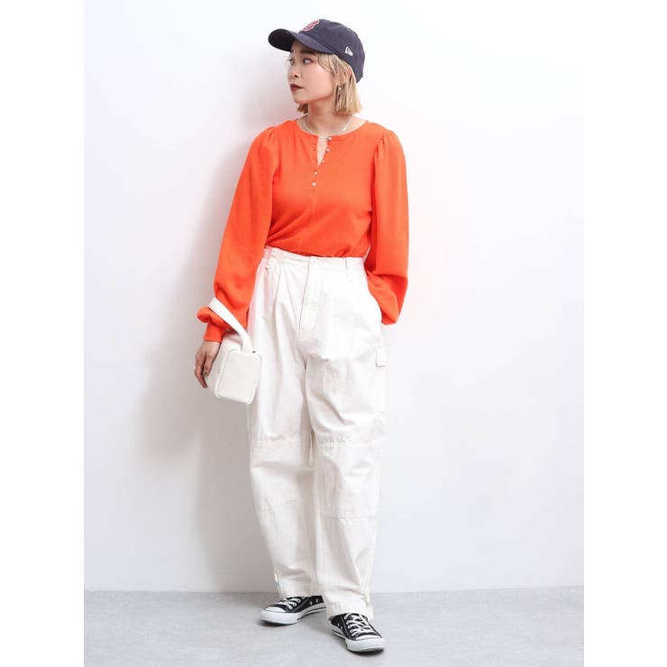 【WEB限定】ショルダーデザインロングスリーブTee | Ungrid | 詳細画像10 