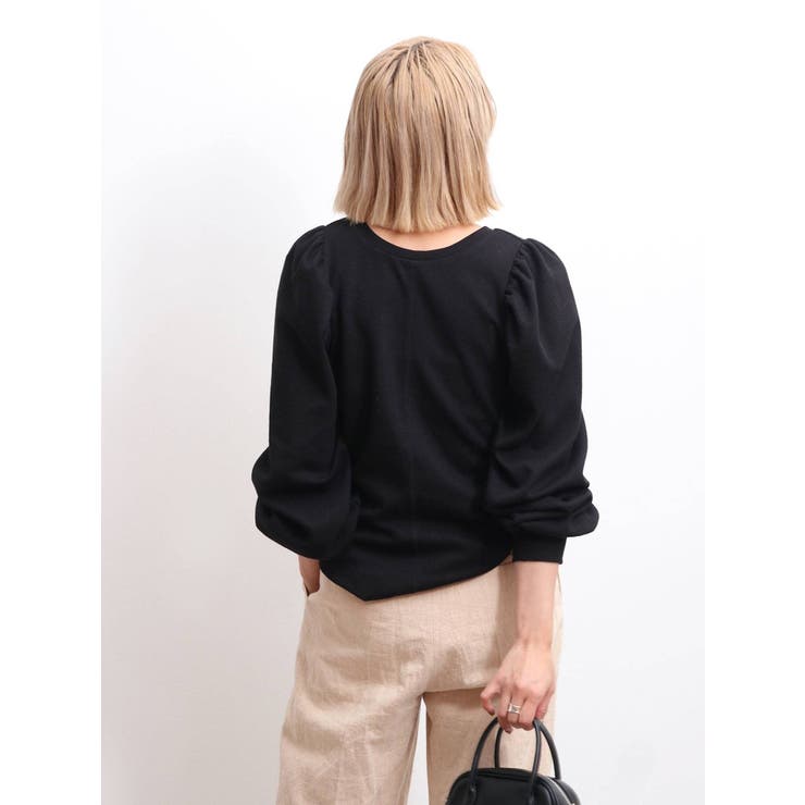 【WEB限定】ショルダーデザインロングスリーブTee | Ungrid | 詳細画像3 