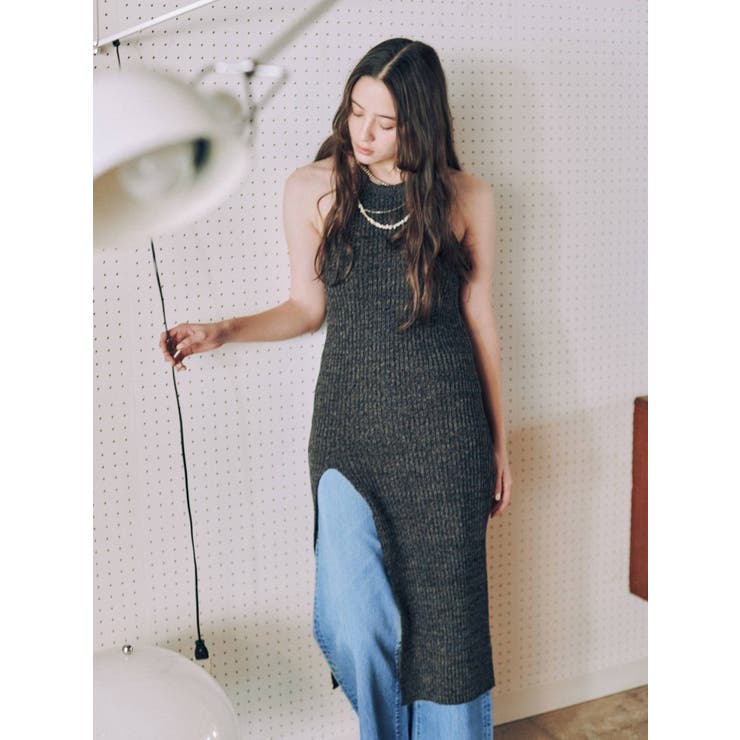 ホルターネックスリットチュニック | Ungrid | 詳細画像3 