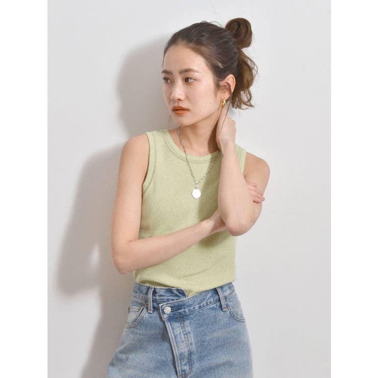 草木染テレコタンクトップ | Ungrid | 詳細画像6 