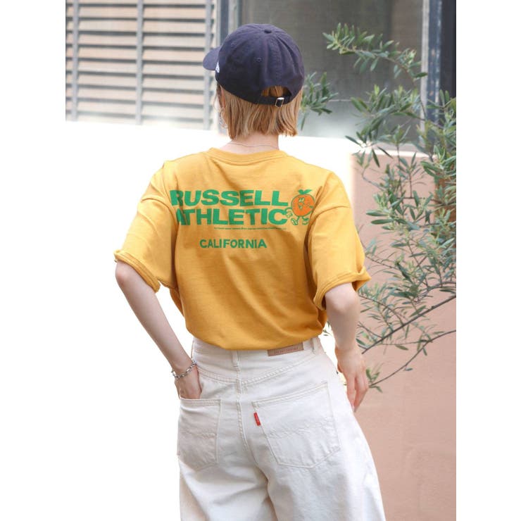 RUSSELL別注  プリントロゴTee[品番：MKSW0045078]｜Ungrid（アングリット）のレディースファッション通販｜SHOPLIST（ショップリスト）