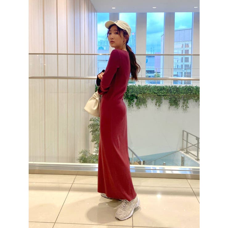 フレアスリーブテレコフィットワンピース[品番：MKSW0045979]｜Ungrid