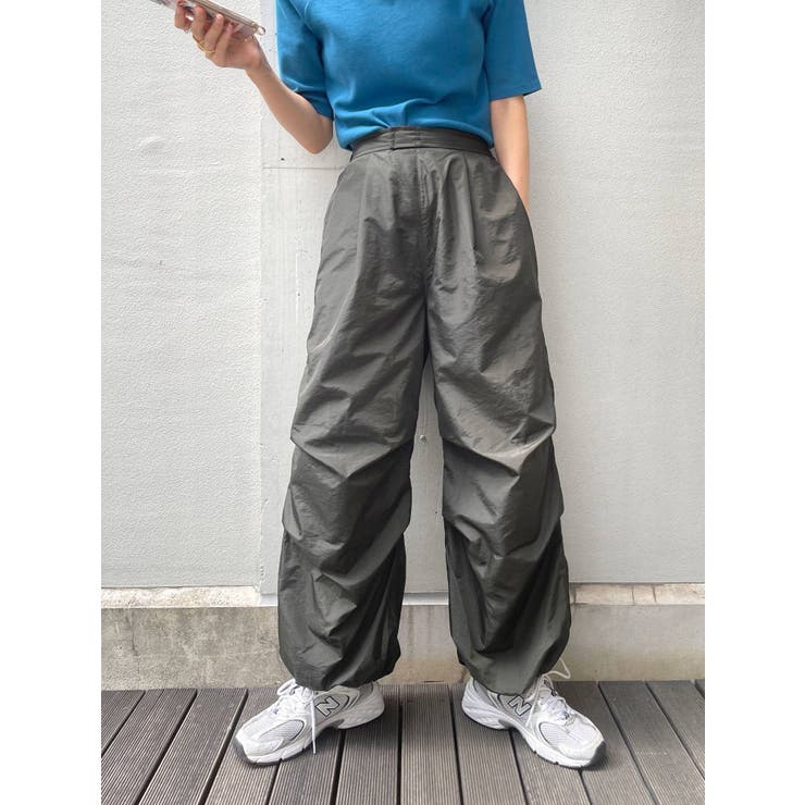 WEB限定】ナイロンドロストパンツ[品番：MKSW0046998]｜Ungrid