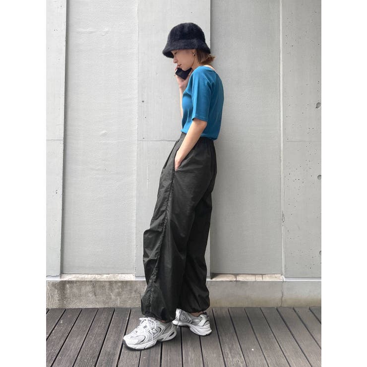 WEB限定】ナイロンドロストパンツ[品番：MKSW0046998]｜Ungrid