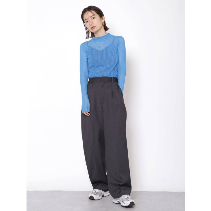 ハイネックシアーニット | Ungrid | 詳細画像12 