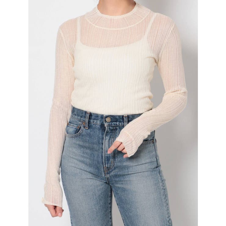 ハイネックシアーニット | Ungrid | 詳細画像26 