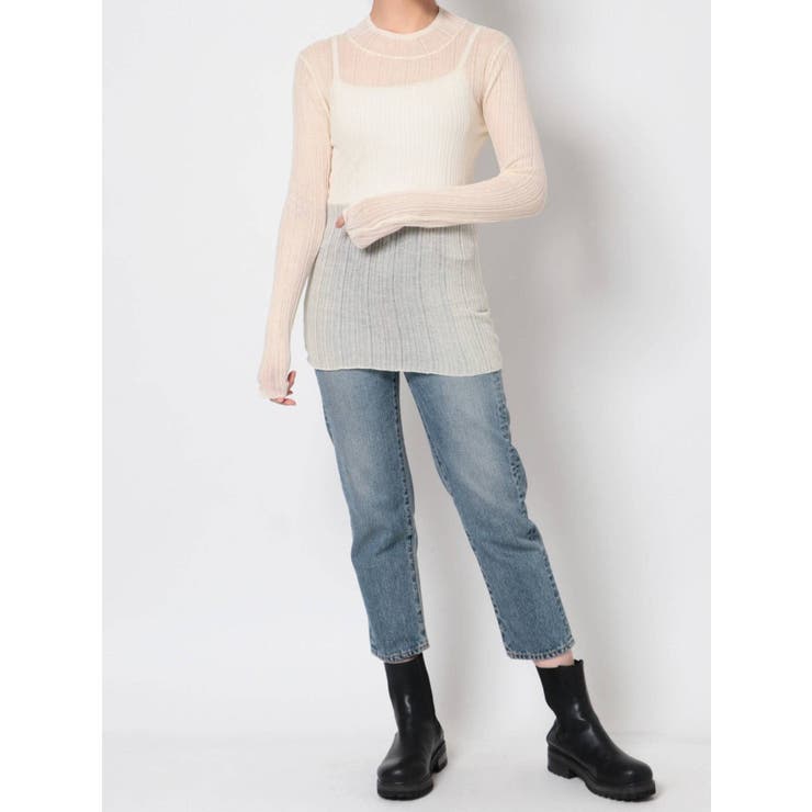 ハイネックシアーニット | Ungrid | 詳細画像27 