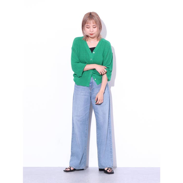 シアーボリュームニットカーデ | Ungrid | 詳細画像4 