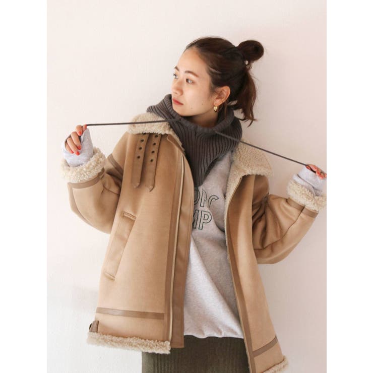 6ROKUムートンボアブルゾン フェイクムートンボアブルゾン | VICKY（Women）/ビッキー | 三越