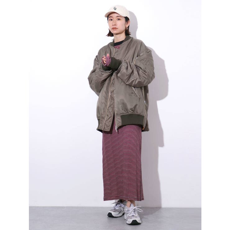 ビッグシルエットサイドジップMA-1 | Ungrid | 詳細画像34 