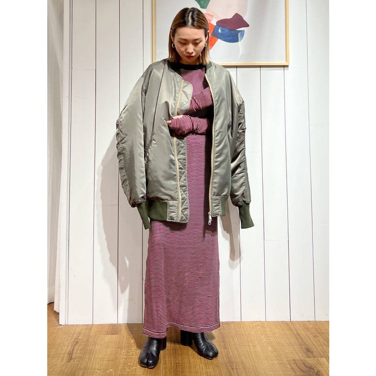 ビッグシルエットサイドジップMA-1 | Ungrid | 詳細画像35 