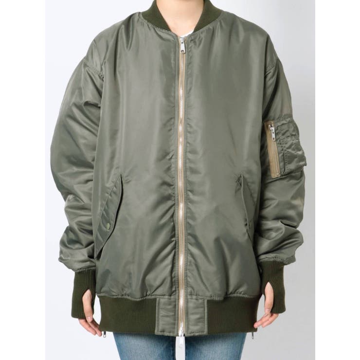 ビッグシルエットサイドジップMA-1 | Ungrid | 詳細画像36 