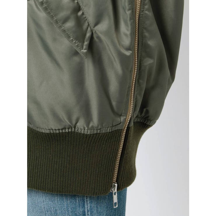 ビッグシルエットサイドジップMA-1[品番：MKSW0045984]｜Ungrid