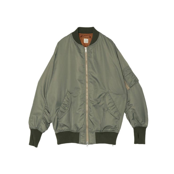ビッグシルエットサイドジップMA-1[品番：MKSW0045984]｜Ungrid