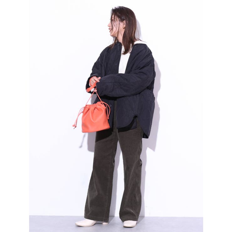 WEB限定】キルティングライナールーズブルゾン[品番