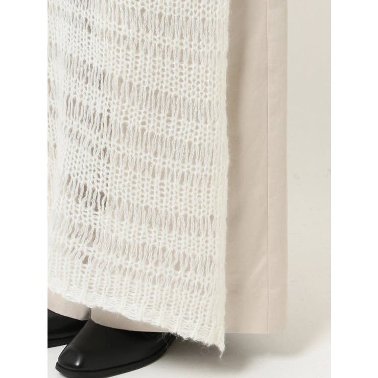 バックオープン透かし編みニットワンピース | Ungrid | 詳細画像15 