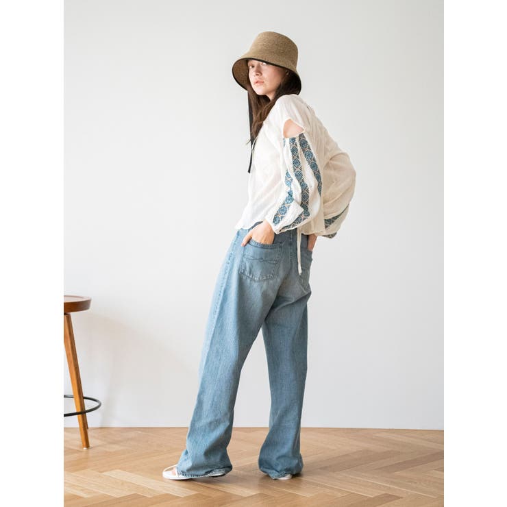 ハイウエストオーガニックコットンルーズデニム | Ungrid | 詳細画像20 