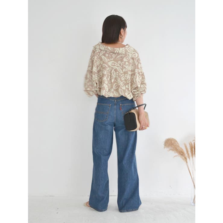 ハイウエストオーガニックコットンルーズデニム | Ungrid | 詳細画像34 