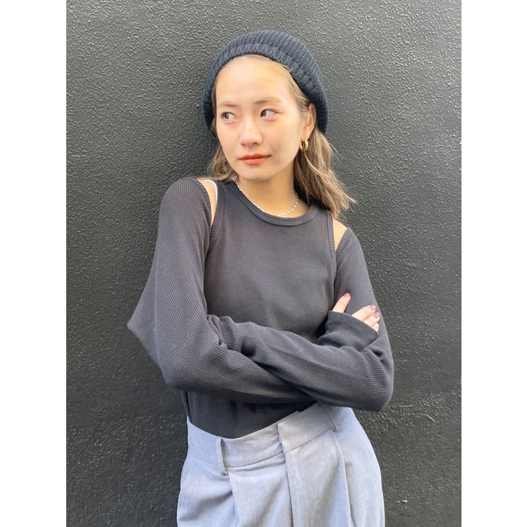 全国送料無料・イイ店 WEB限定】レイヤードフィットロングスリーブTee[品番 トップス