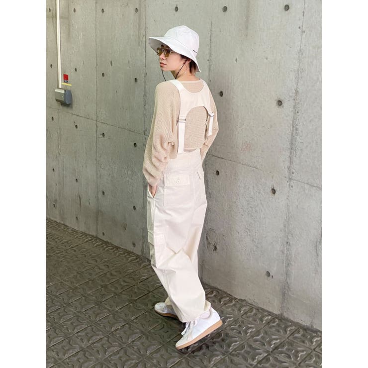 バックデザインミリタリーサロペット[品番:MKSW0048417 バックデザインミリタリーサロペット[品番:MKSW0048417