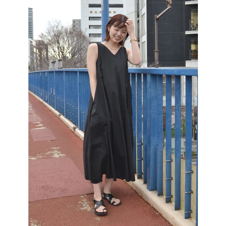 2Wayタックデザインフレアワンピース[品番：MKSW0050438