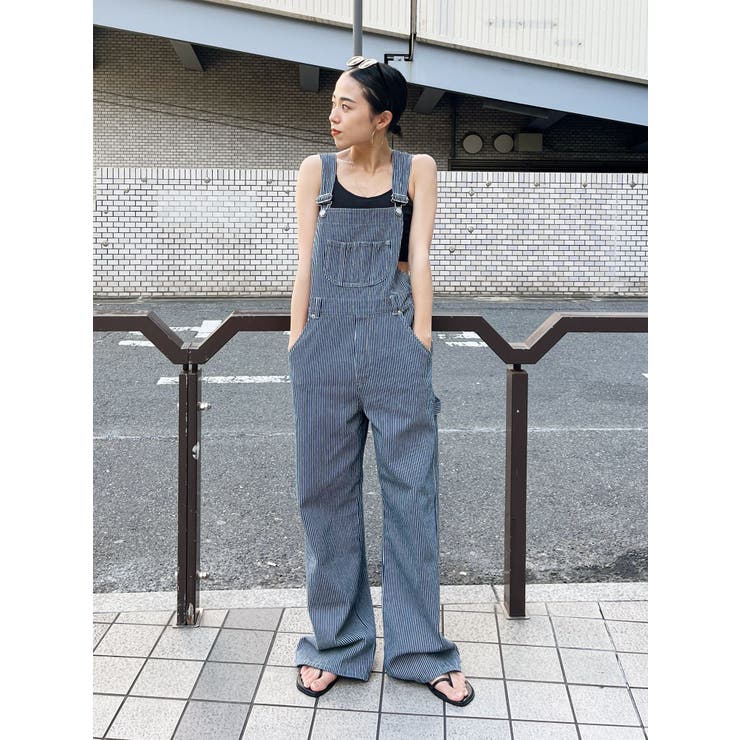 ルーズヒッコリーデニムサロペット[品番：MKSW0051642]｜Ungrid