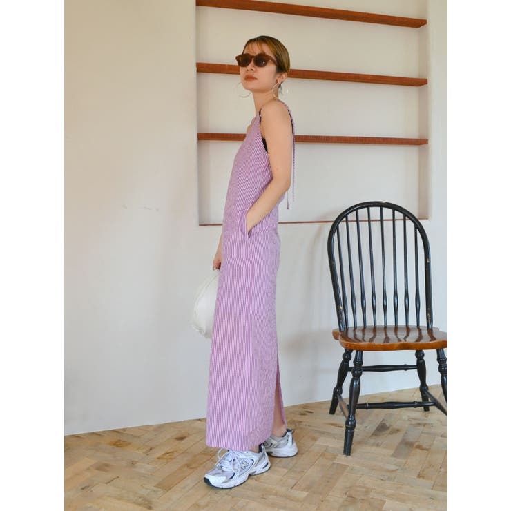 ギンガムチェックフィットキャミワンピース | Ungrid | 詳細画像24 