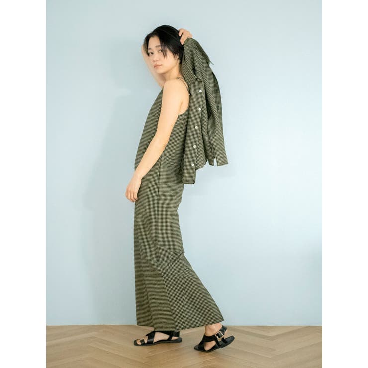 ギンガムチェックフィットキャミワンピース | Ungrid | 詳細画像28 