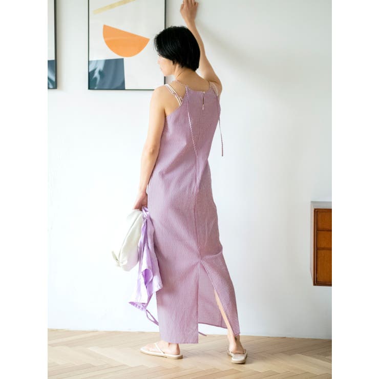 ギンガムチェックフィットキャミワンピース | Ungrid | 詳細画像34 