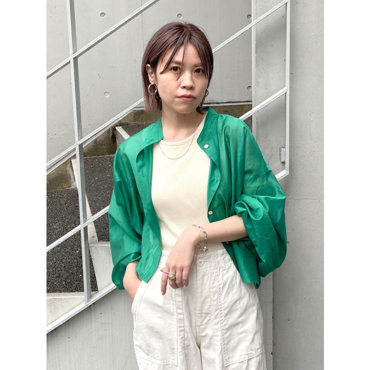 【WEB限定】シアーショートシャツ | Ungrid | 詳細画像15 