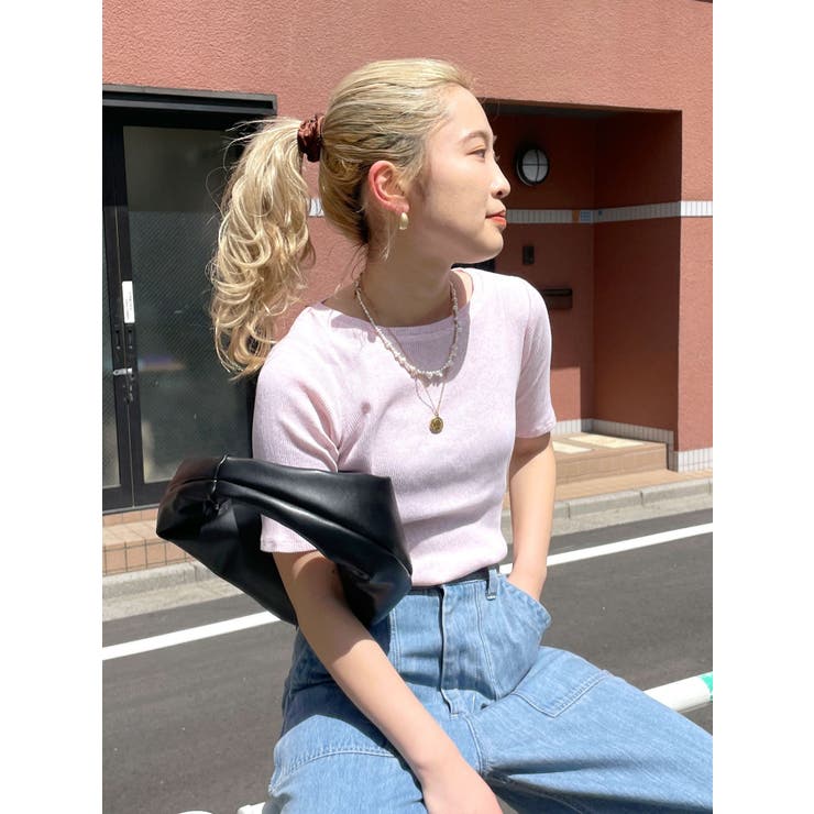 オーガニックコットンテレコハーフスリーブTee | Ungrid | 詳細画像3 