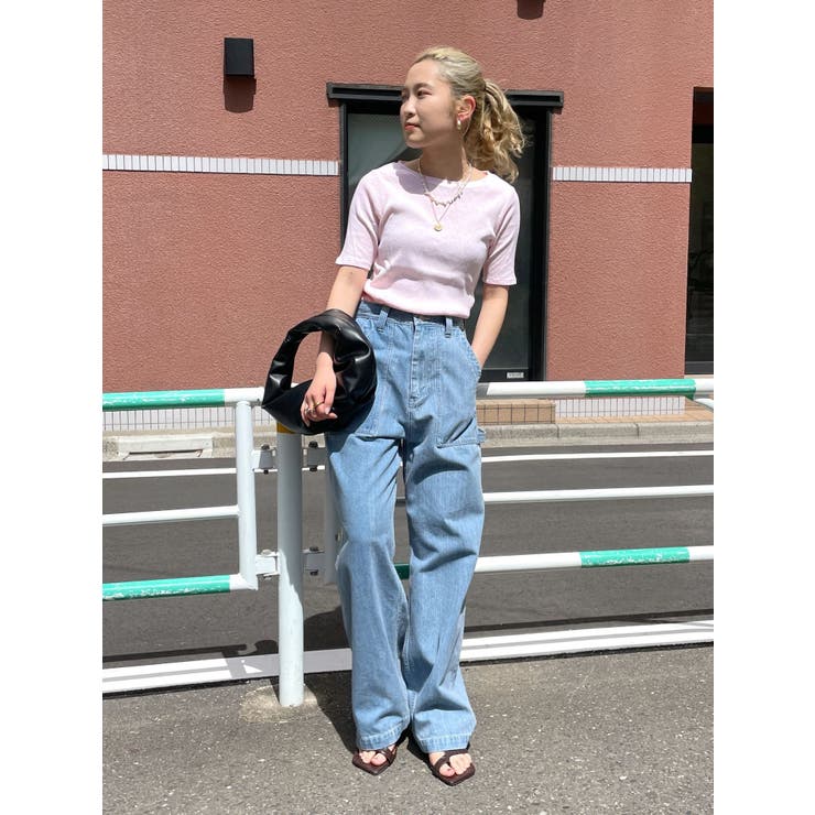 オーガニックコットンテレコハーフスリーブTee | Ungrid | 詳細画像4 