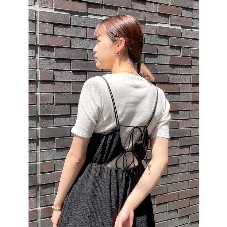 オーガニックコットンテレコハーフスリーブTee | Ungrid | 詳細画像9 