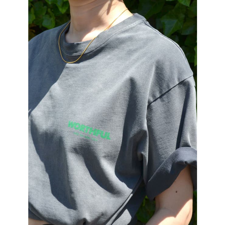 ヴィンテージウォッシュカラーTee | Ungrid | 詳細画像4 