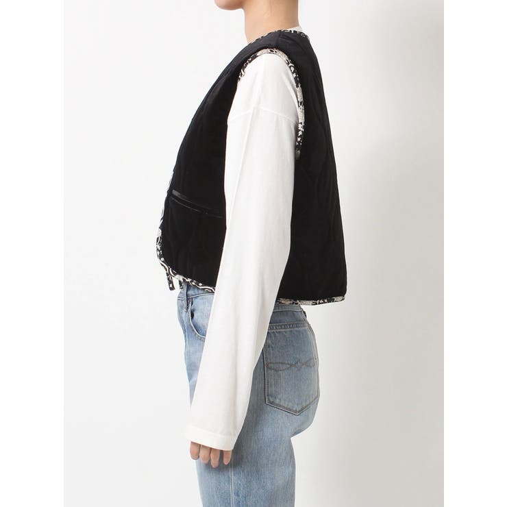 リバーシブルベロアベスト | Ungrid | 詳細画像33 