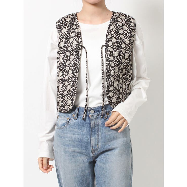 リバーシブルベロアベスト | Ungrid | 詳細画像40 