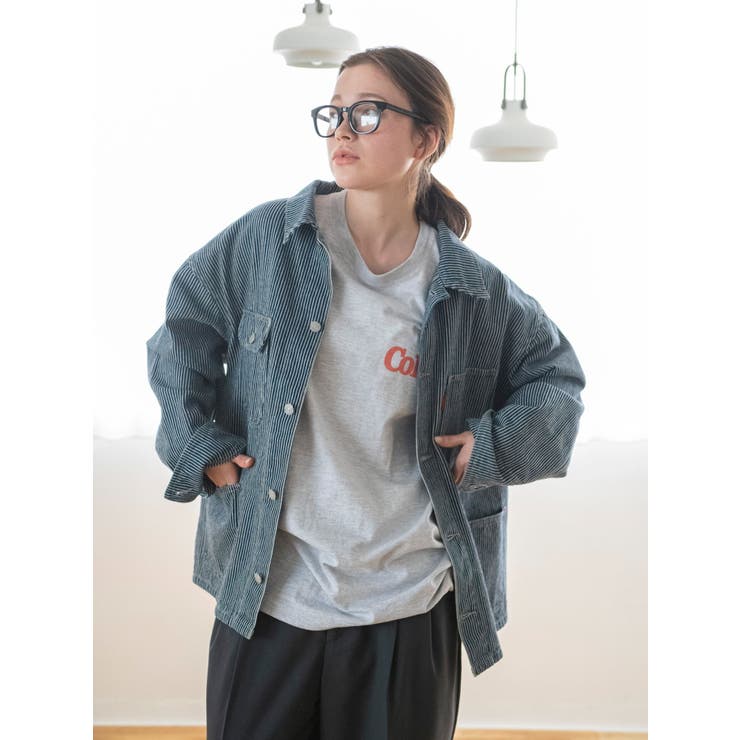 ungrid ビッグシルエットカバーオール オーバーサイズジャケットジージャン