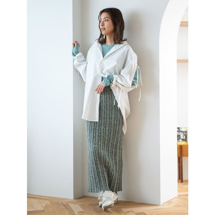 ショルダーデザインビッグシャツ | Ungrid | 詳細画像33 