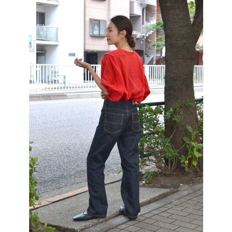 2wayタックハーフスリーブブラウス | Ungrid | 詳細画像14 