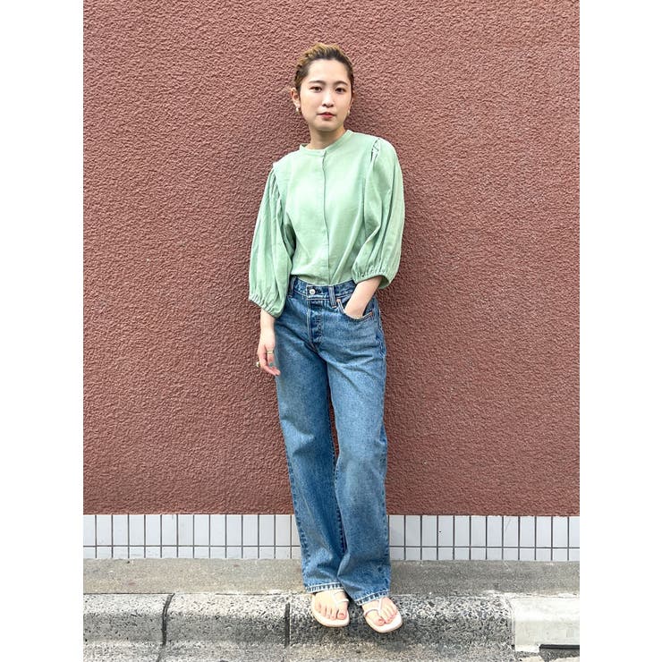 2wayタックハーフスリーブブラウス | Ungrid | 詳細画像17 