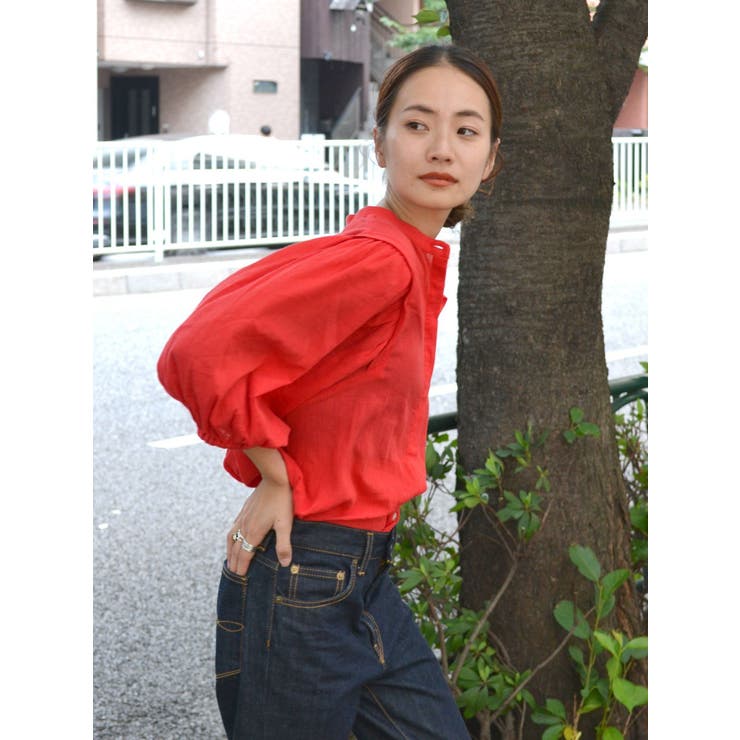 2wayタックハーフスリーブブラウス | Ungrid | 詳細画像9 