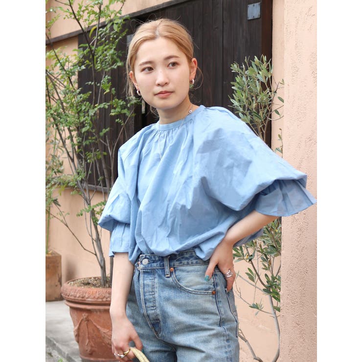 ハーフスリーブボリュームブラウス | Ungrid | 詳細画像5 