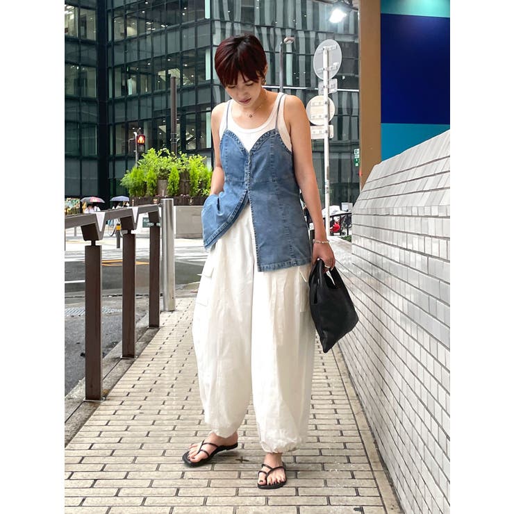 ナイロン混ミリタリールーズパンツ[品番：MKSW0048407]｜Ungrid